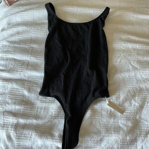 SKIMS Onyx Black S Thong Bodysuit